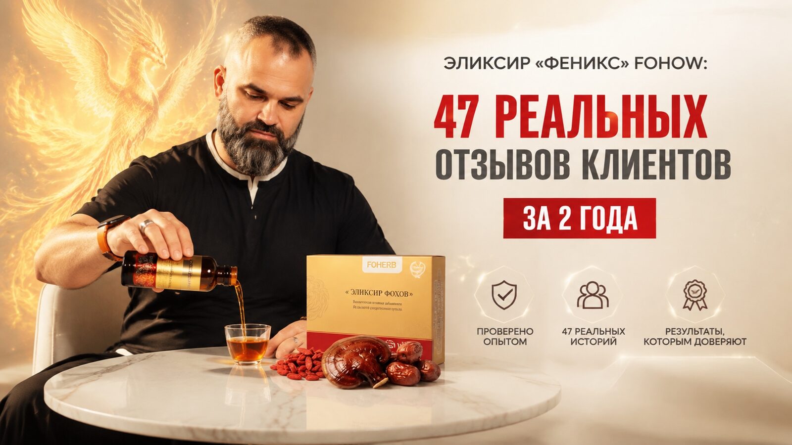 виеда эликсир «феникс» fohow: 47 реальных отзывов клиентов за 2 года