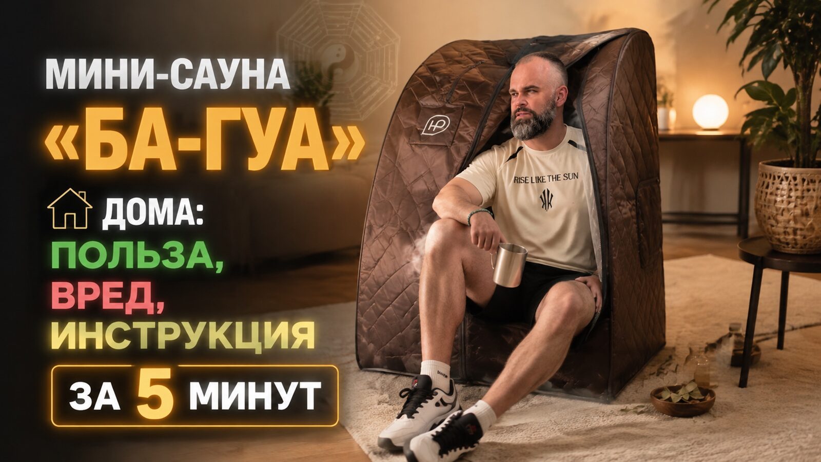 виеда мини-сауна «ба-гуа» дома: польза, вред, инструкция за 5 минут