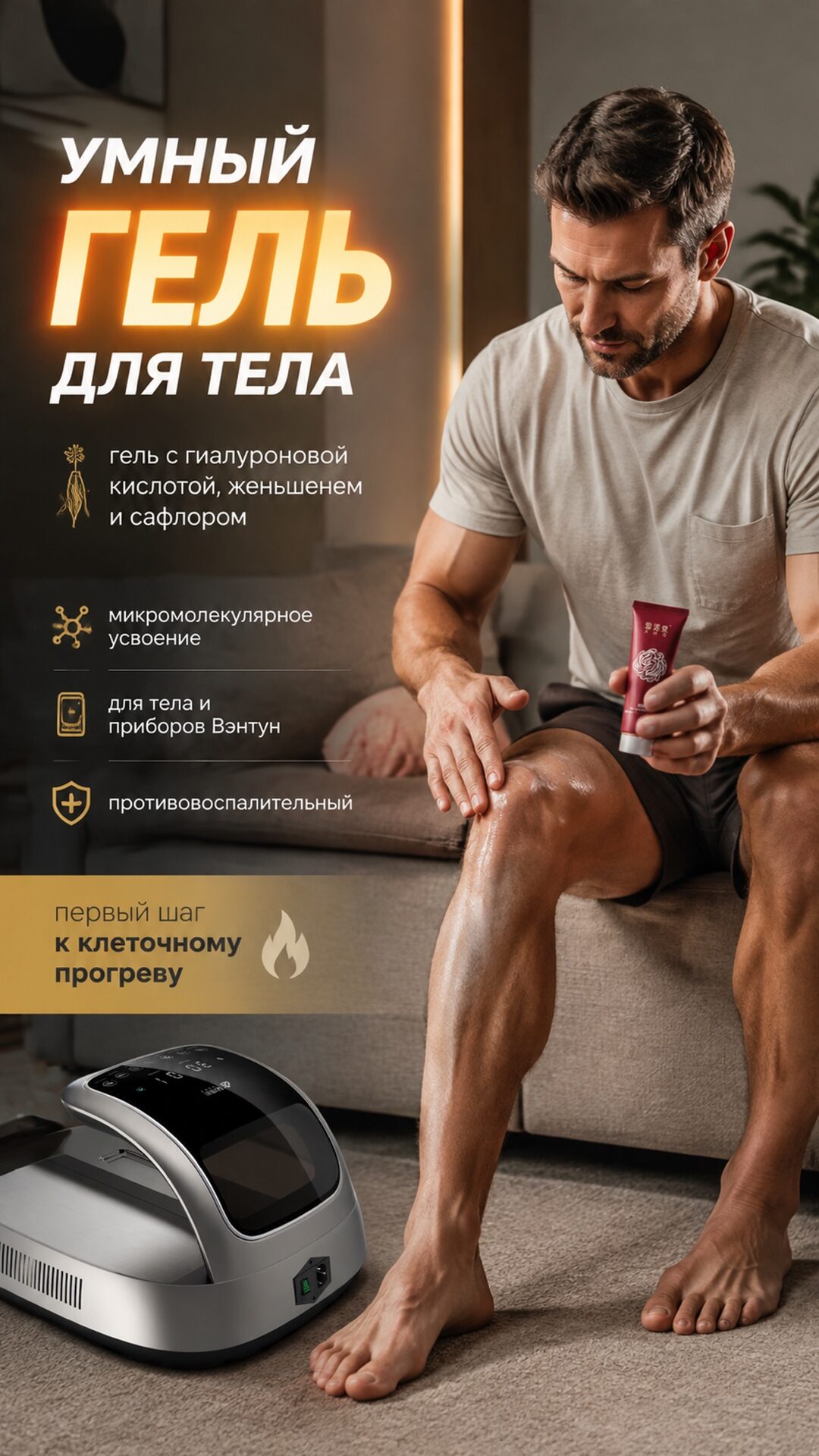 виеда прогревающий гель xhq для тела и приборов вентун купить